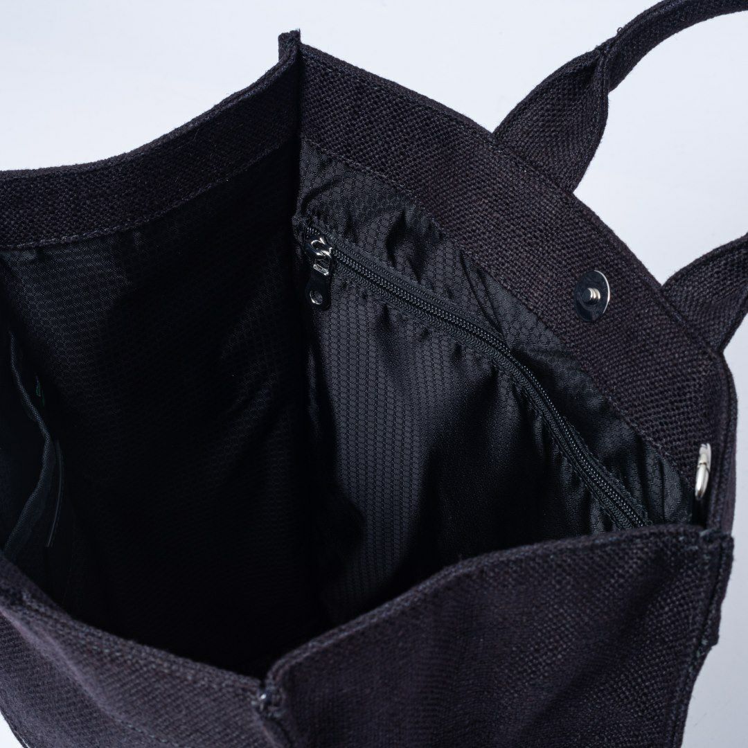 MANIUNO NOVATEX 縦型スクエアトートバッグ【MUMH4CT4】 ブラックB