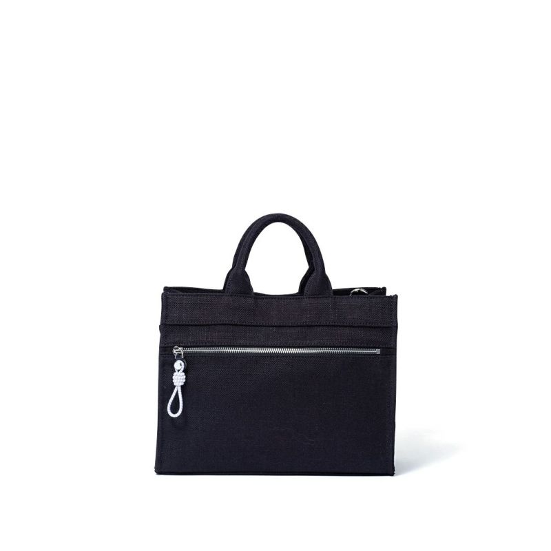 MANIUNO NOVATEX スクエアミニトート(M)【MUMH4CM1】 ブラックB