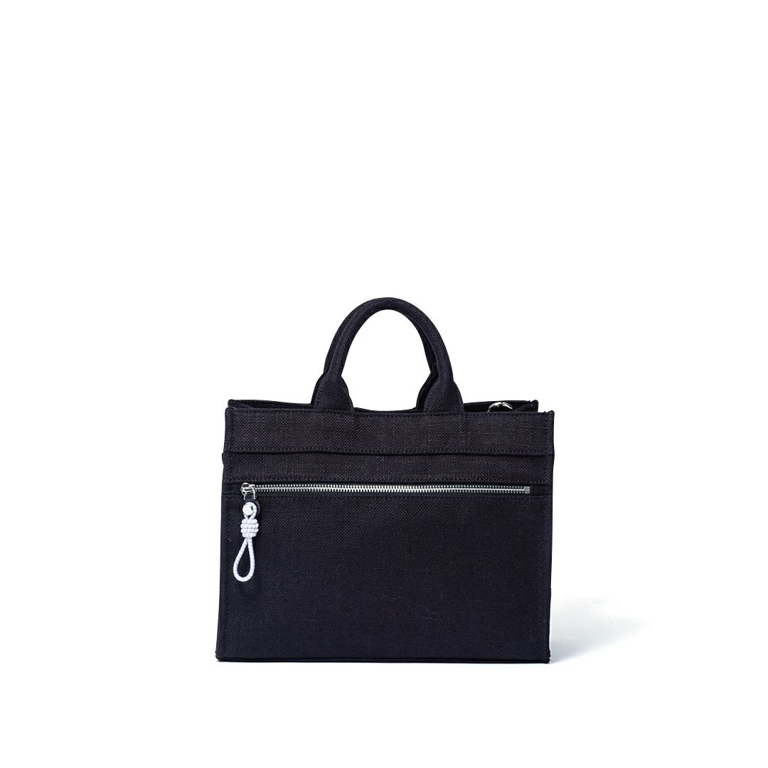 MANIUNO NOVATEX スクエアミニトート(M)【MUMH4CM1】 ブラックB