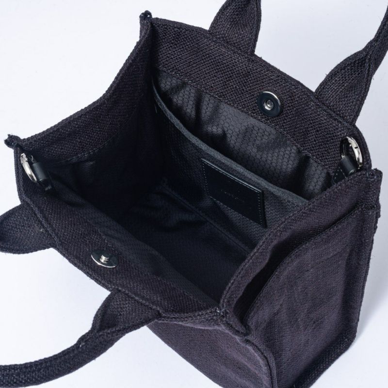 MANIUNO NOVATEX スクエアミニトート(S)【MUMH4CM2】 ブラックB