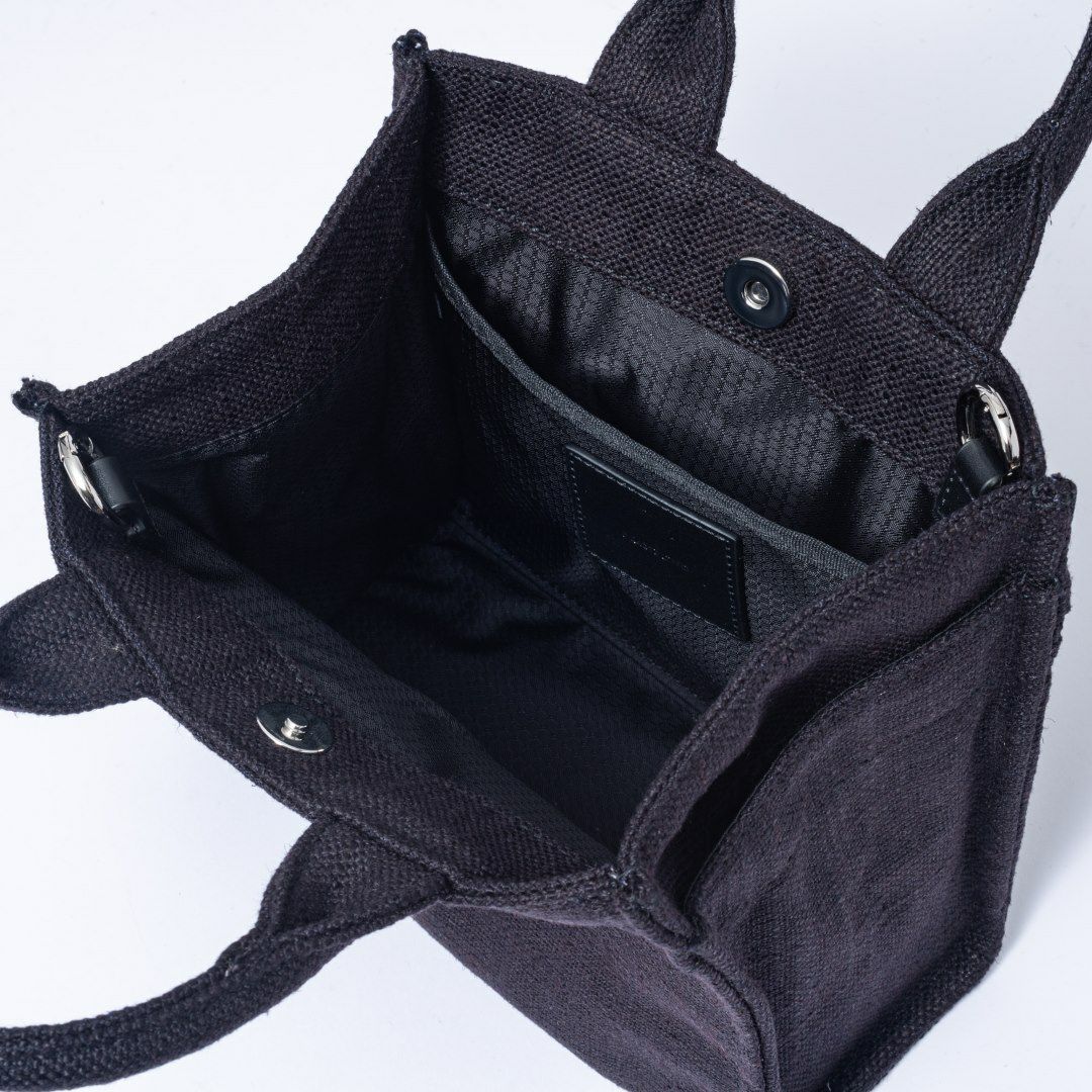 MANIUNO NOVATEX スクエアミニトート(S)【MUMH4CM2】 ブラックB