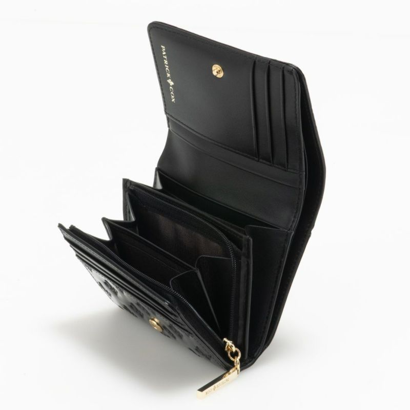 PATRICK COX グリッターリリー L字ファスナー折り財布 商品｜THE