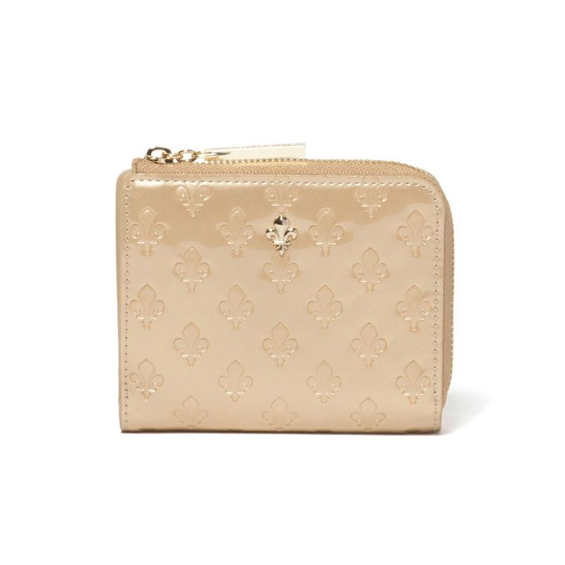 【11/28(木)発売 GLOW1月号掲載】PATRICK COX グリッターリリー L字ファスナー折り財布