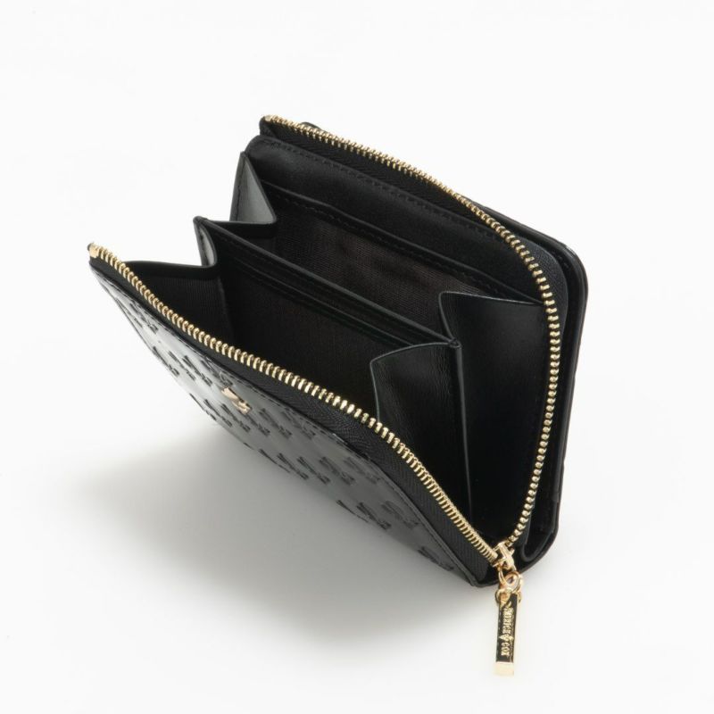 【11/28(木)発売 GLOW1月号掲載】PATRICK COX グリッターリリー L字ファスナー折り財布