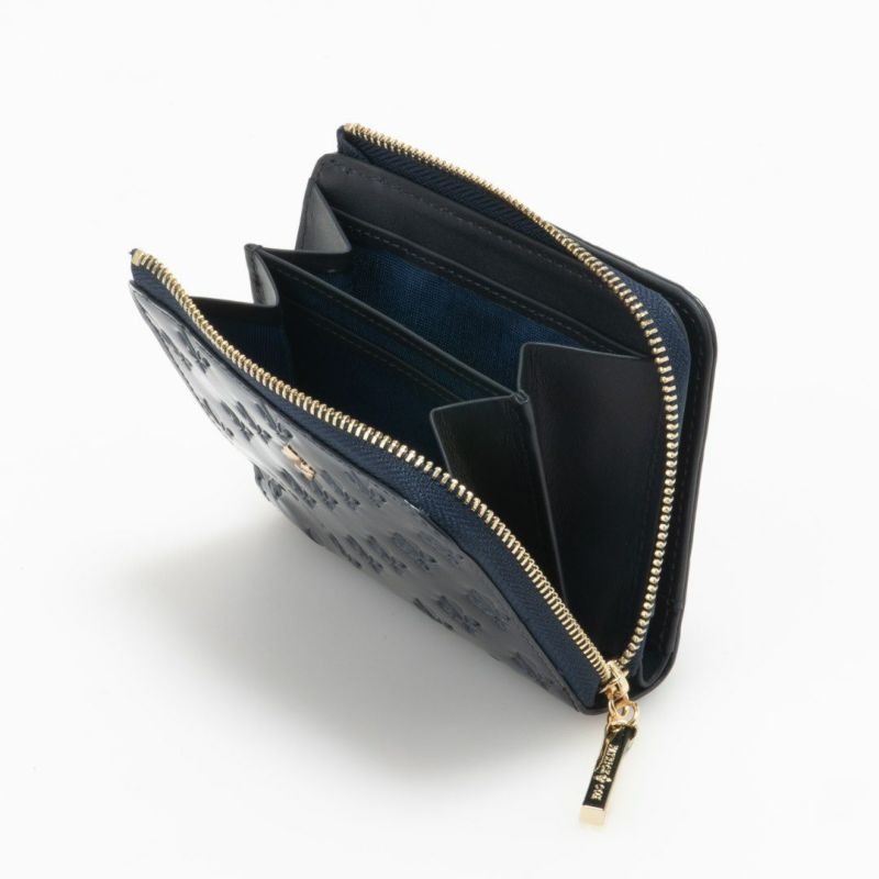 【11/28(木)発売 GLOW1月号掲載】PATRICK COX グリッターリリー L字ファスナー折り財布