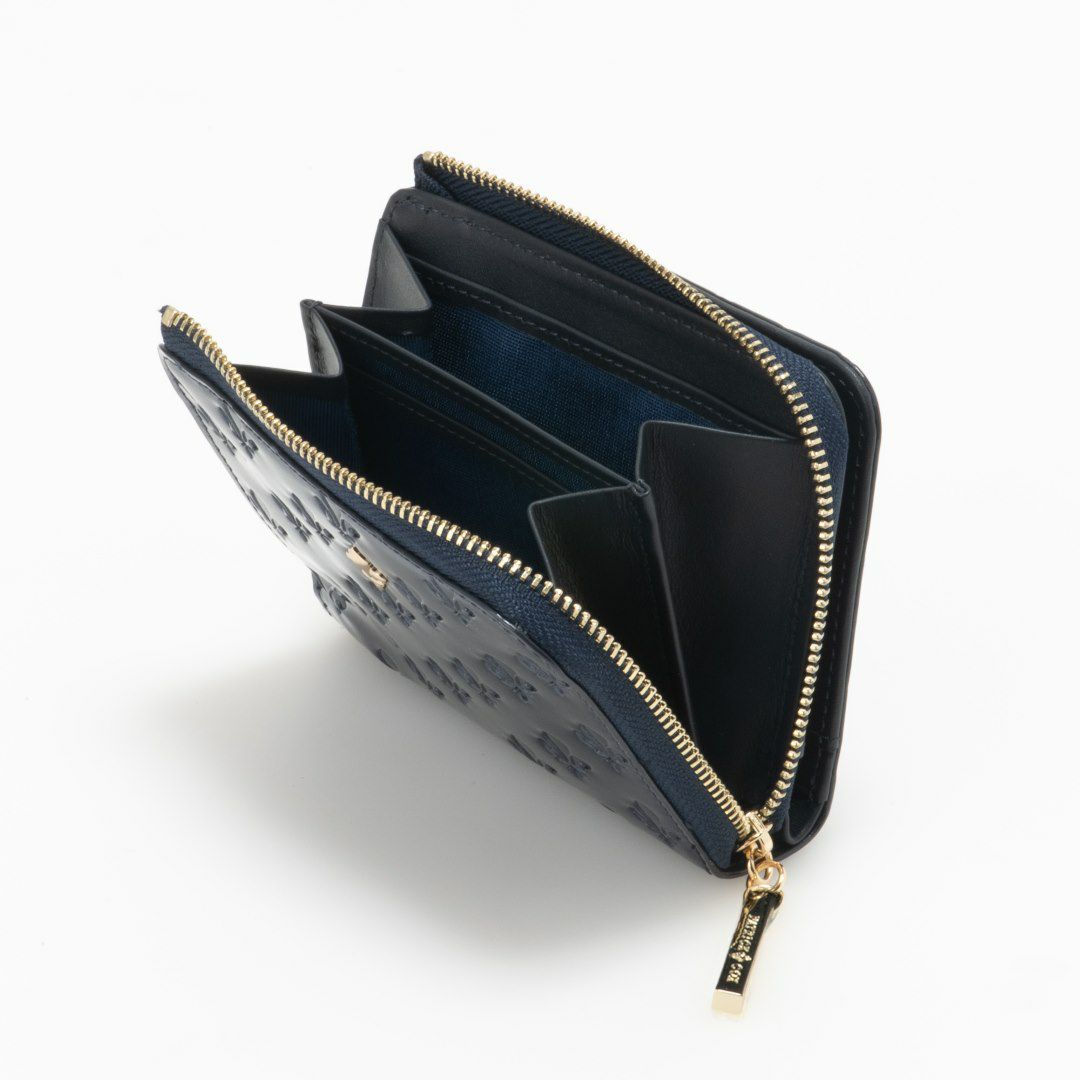 【11/28(木)発売 GLOW1月号掲載】PATRICK COX グリッターリリー L字ファスナー折り財布