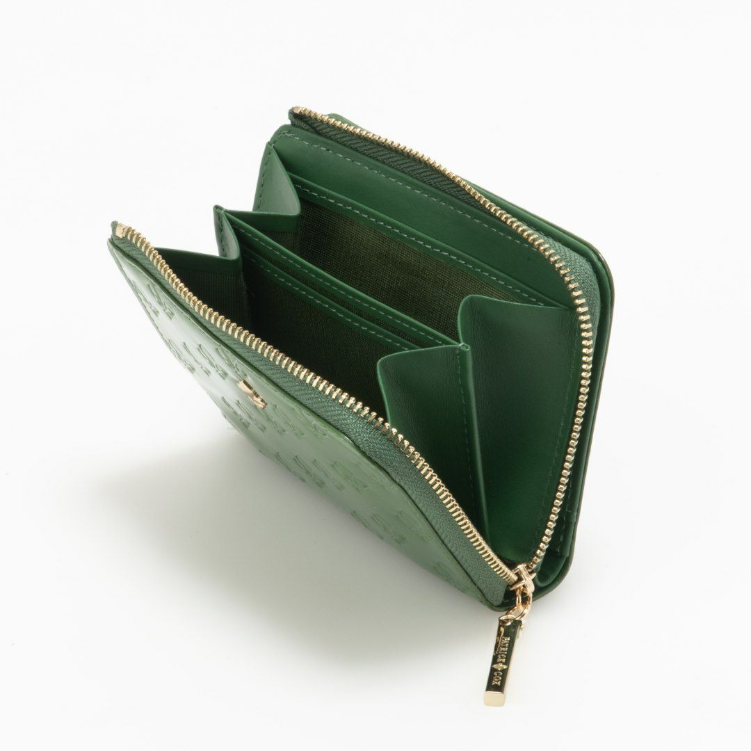 【11/28(木)発売 GLOW1月号掲載】PATRICK COX グリッターリリー L字ファスナー折り財布