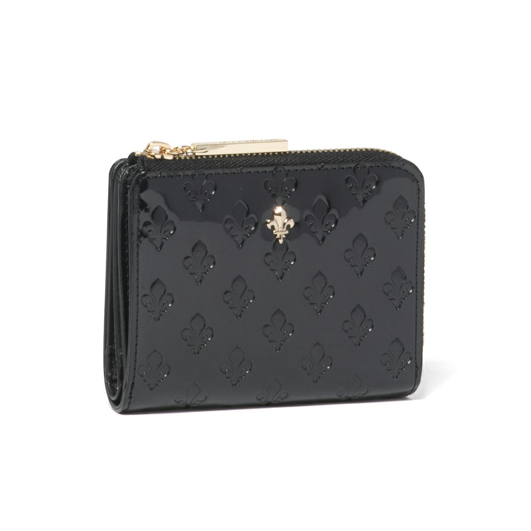 【11/28(木)発売 GLOW1月号掲載】PATRICK COX グリッターリリー L字ファスナー折り財布