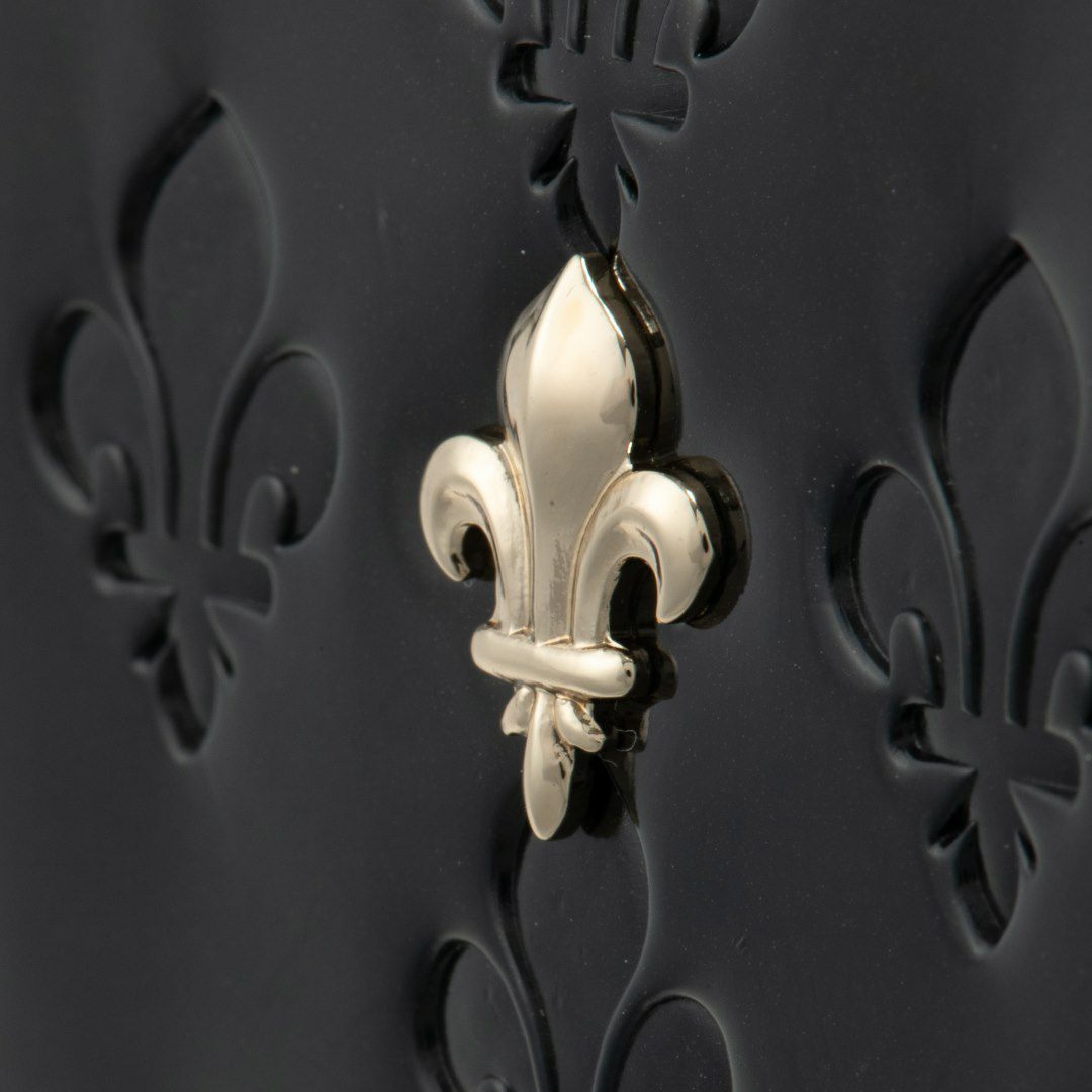 【11/28(木)発売 GLOW1月号掲載】PATRICK COX グリッターリリー L字ファスナー折り財布