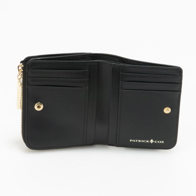 【11/28(木)発売 GLOW1月号掲載】PATRICK COX グリッターリリー L字ファスナー折り財布