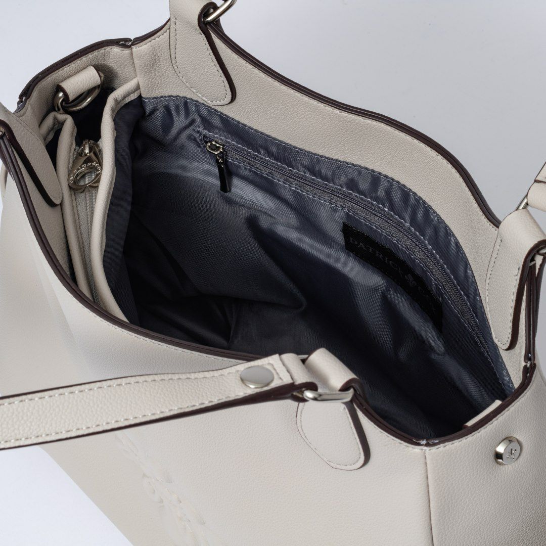 PATRICK COX アーロ 2WAYトート ライトグレー