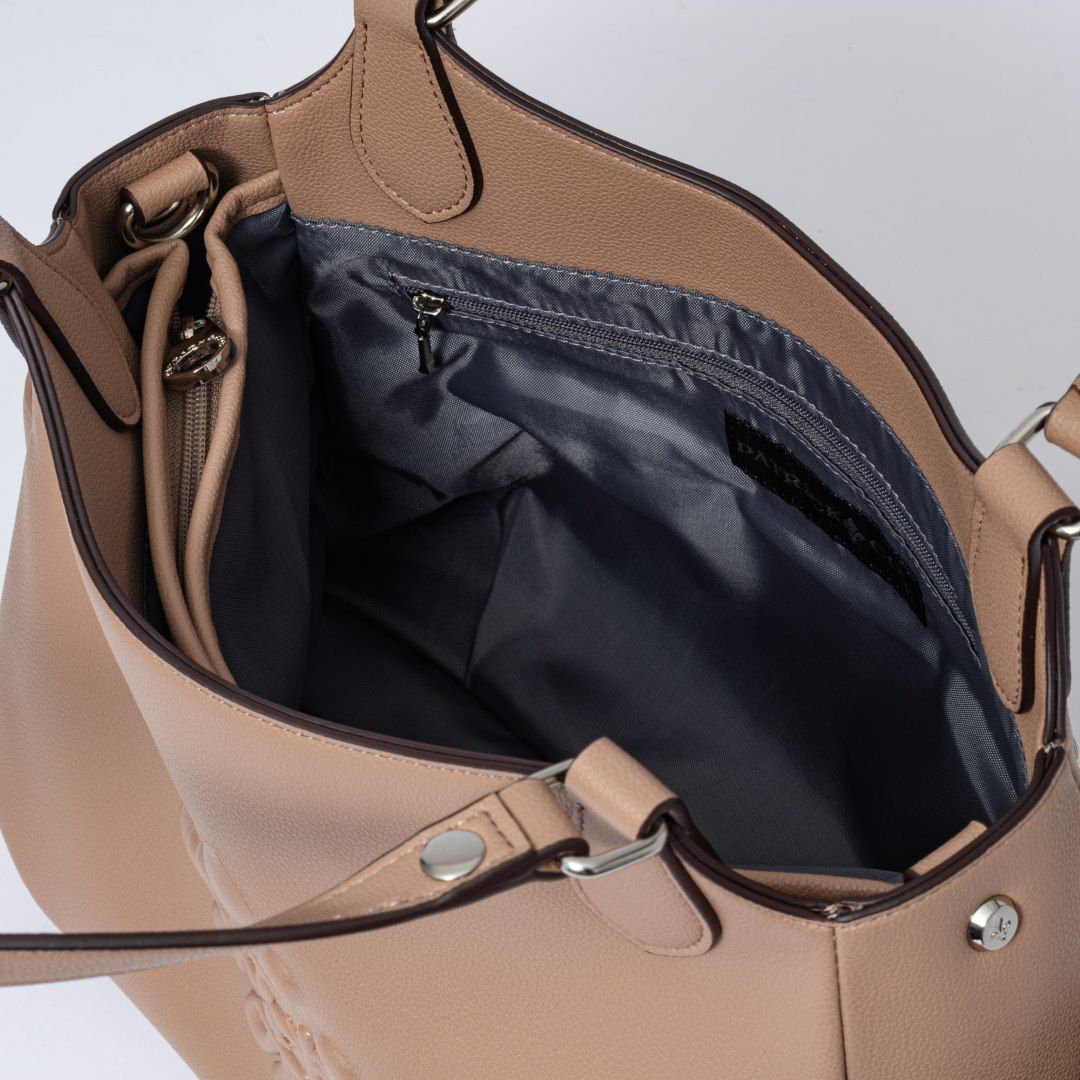 PATRICK COX アーロ 2WAYトート ベージュ