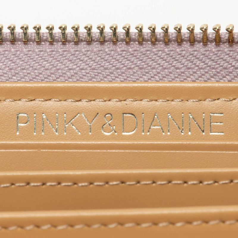 PINKY&DIANNE &ユニオン L字ファスナー長財布 ラベンダー