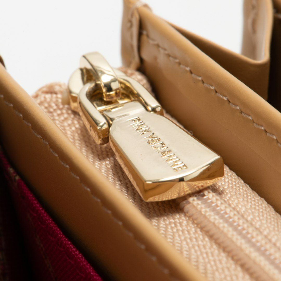 PINKY&DIANNE &ユニオン L字ファスナー長財布 ラベンダー