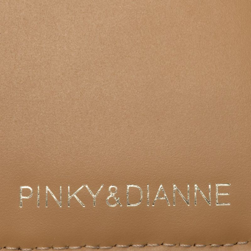 PINKY&DIANNE &ユニオン L字ファスナー折り財布 ゴールド