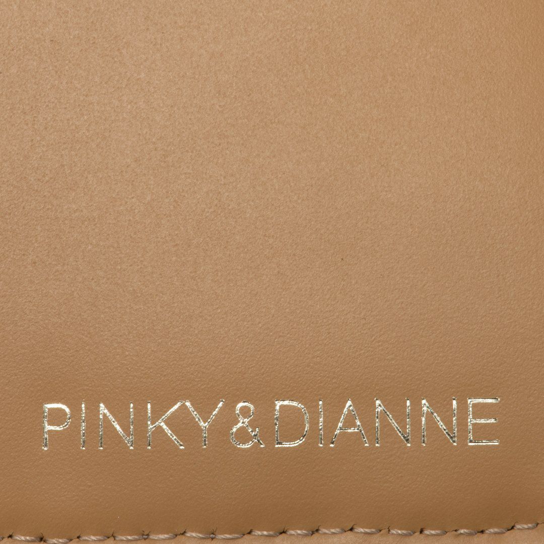 PINKY&DIANNE &ユニオン L字ファスナー折り財布 ゴールド