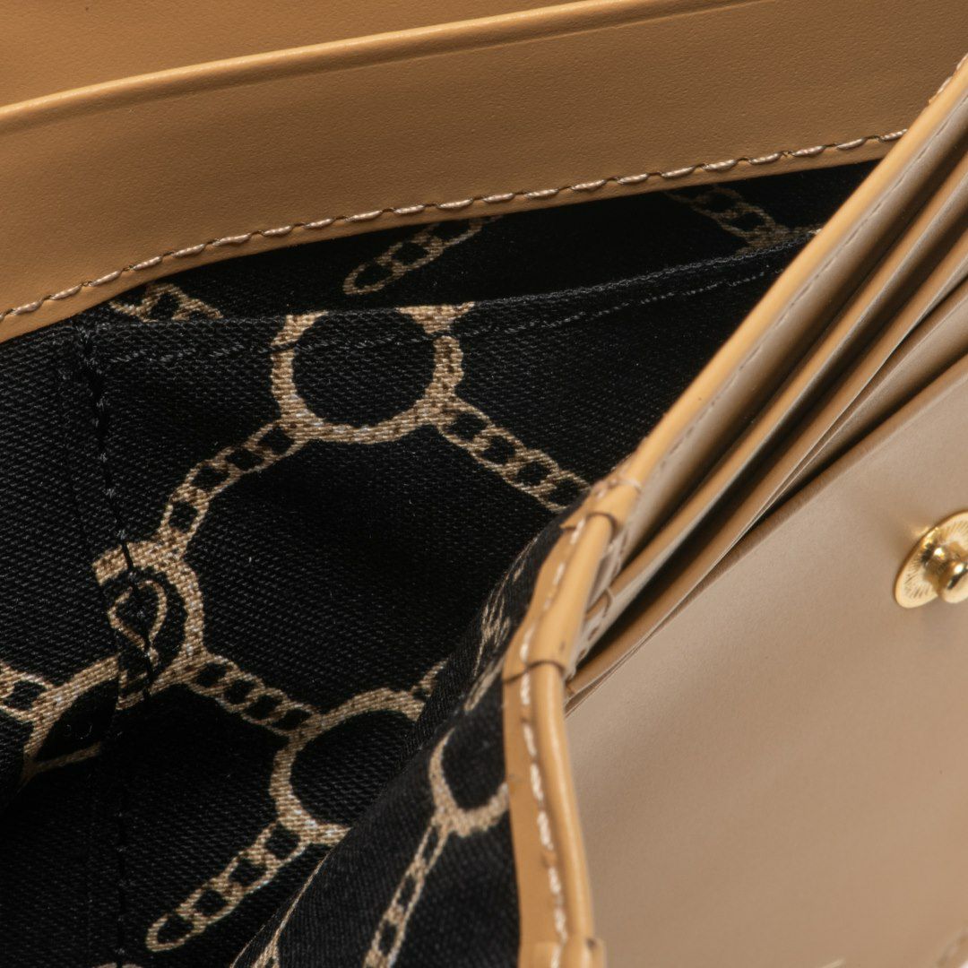 PINKY&DIANNE &ユニオン L字ファスナー折り財布 ゴールド