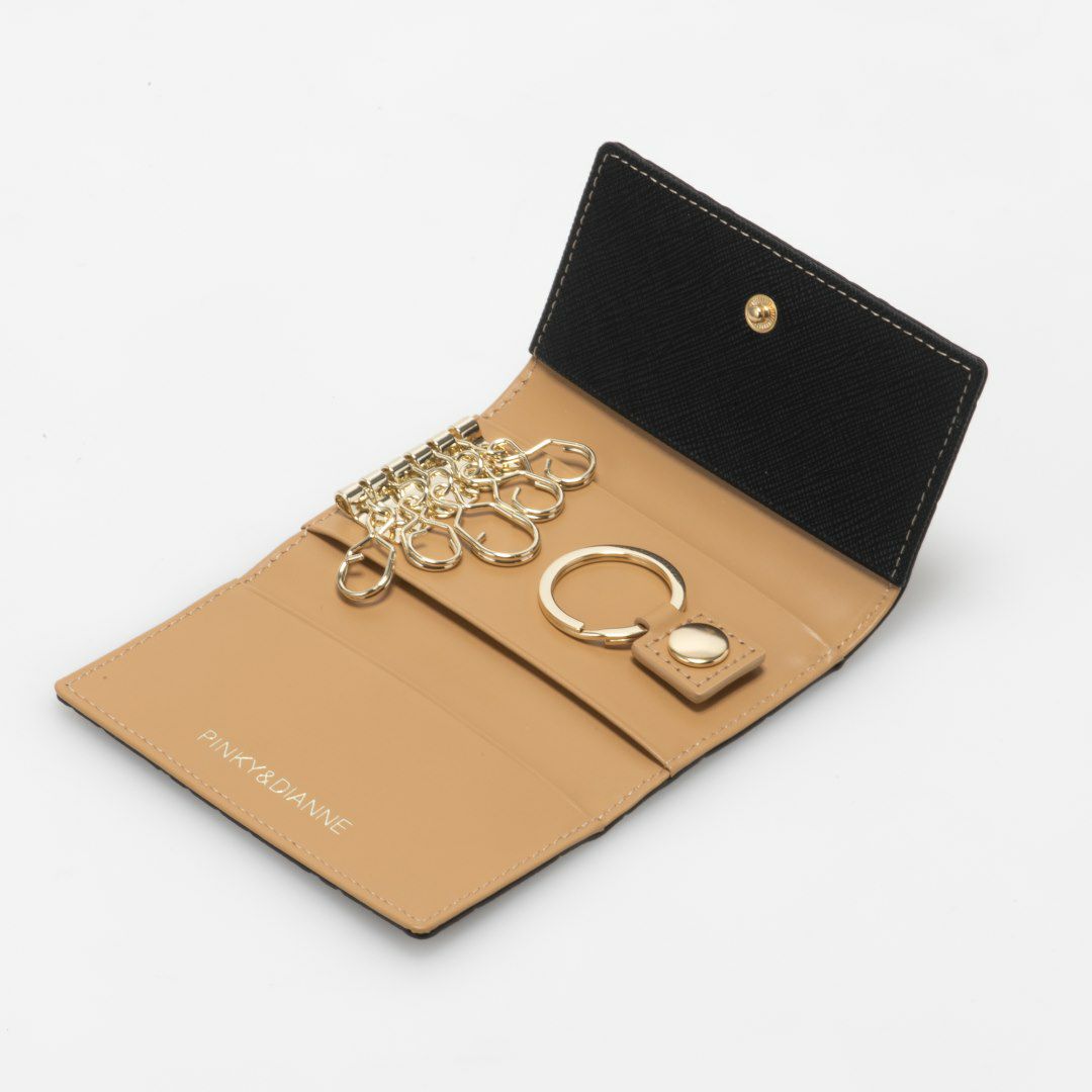 PINKY&DIANNE &ユニオン キーケース ブラック