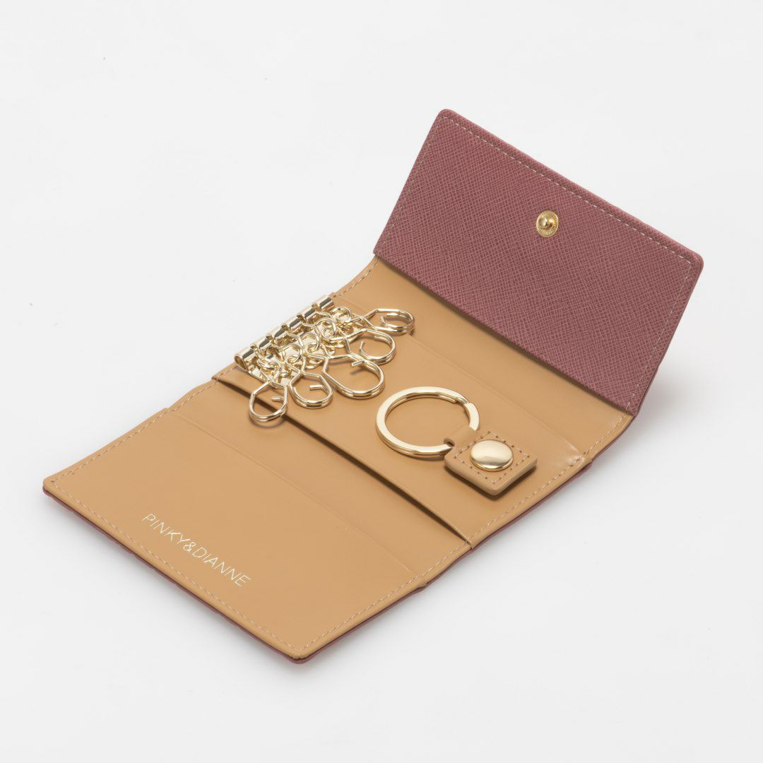 PINKY&DIANNE &ユニオン キーケース ローズピンク