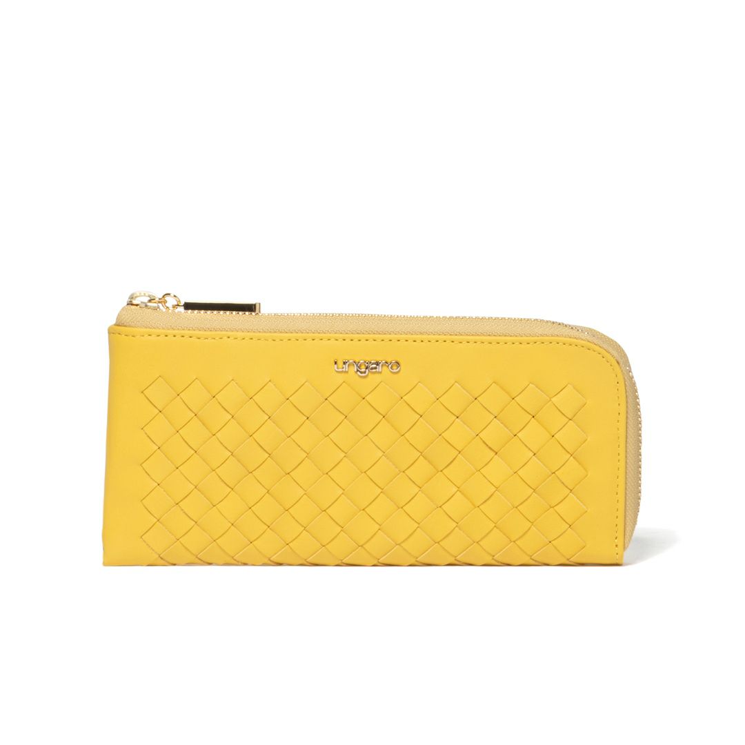 U by ungaro ララ L字ファスナー長財布 イエロー