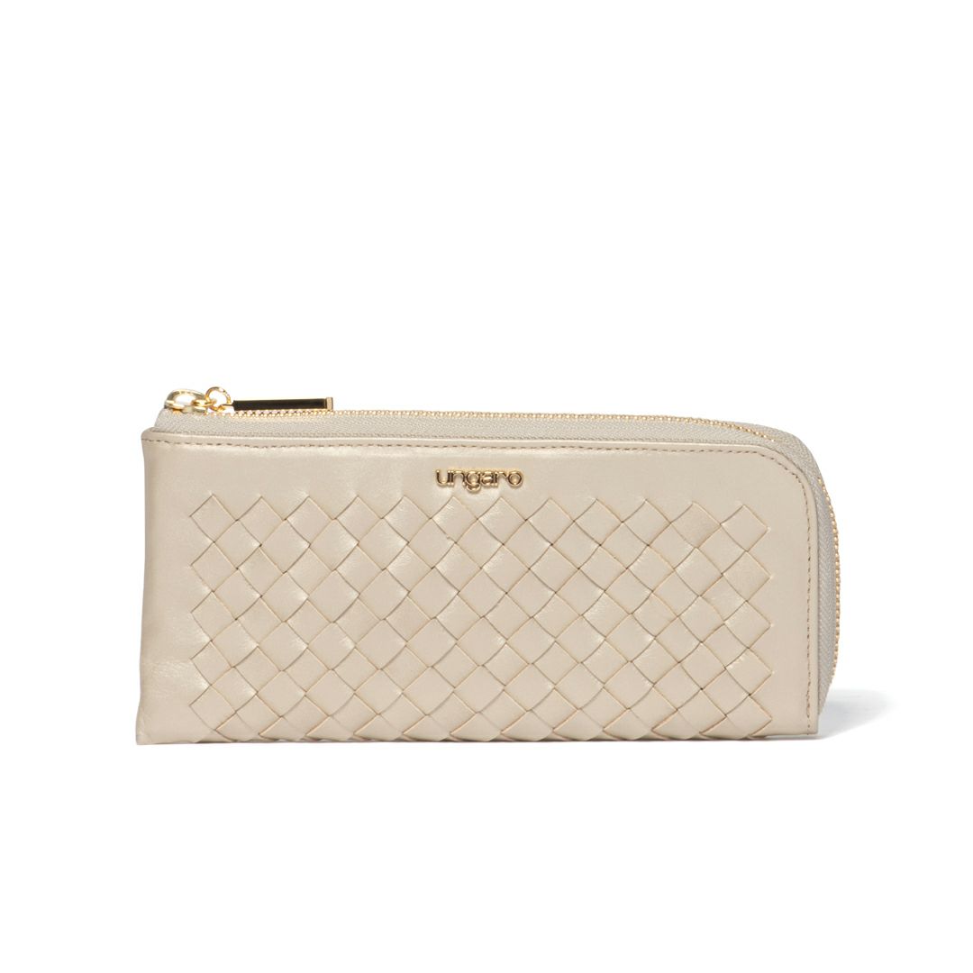 U by ungaro ララ L字ファスナー長財布 ゴールド