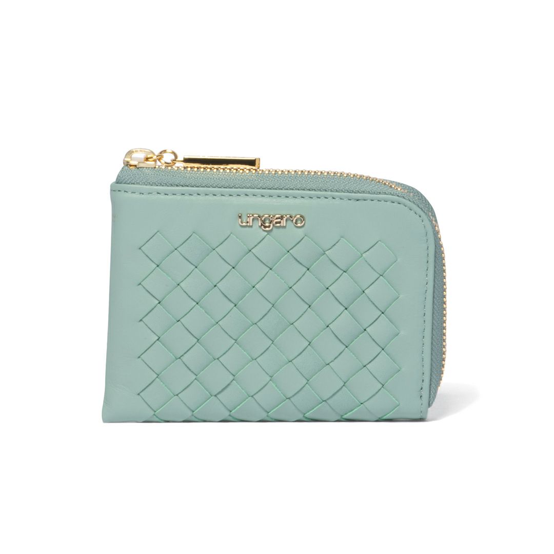 U by ungaro ララ L字ファスナー財布 ブルーグリーン