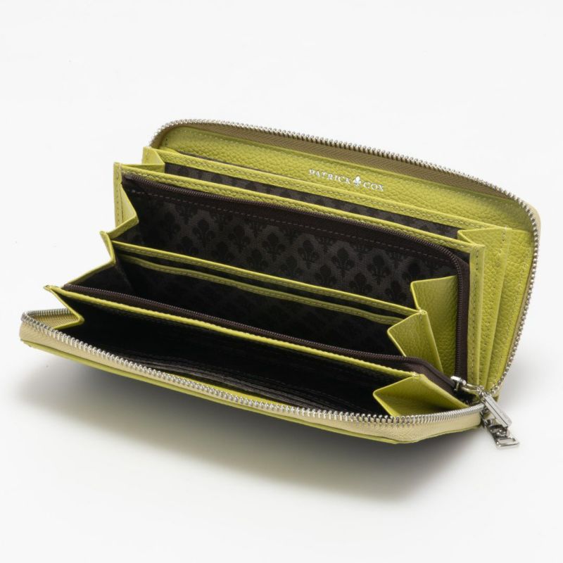 PATRICK COX バロン2 ラウンドファスナー長財布 イエロー