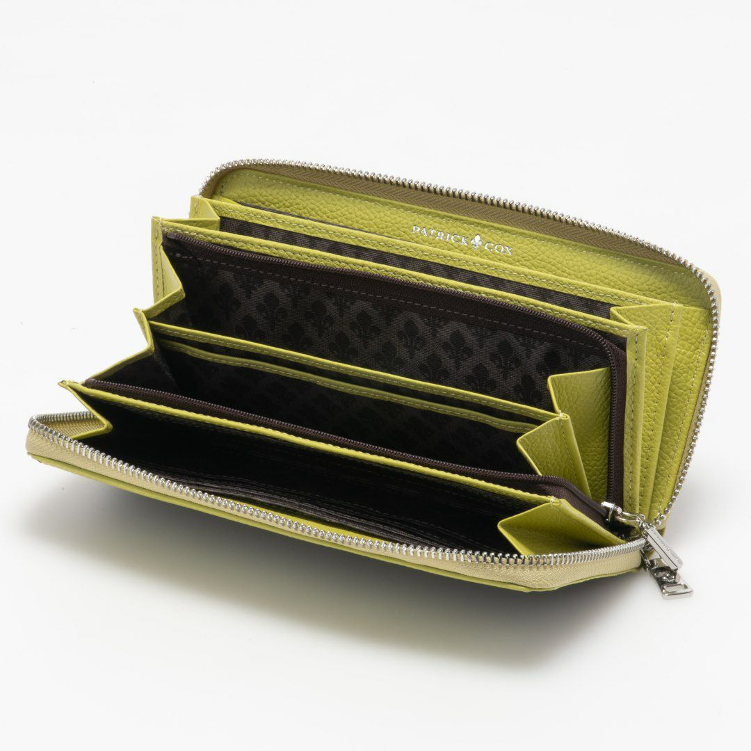 PATRICK COX バロン2 ラウンドファスナー長財布 イエロー