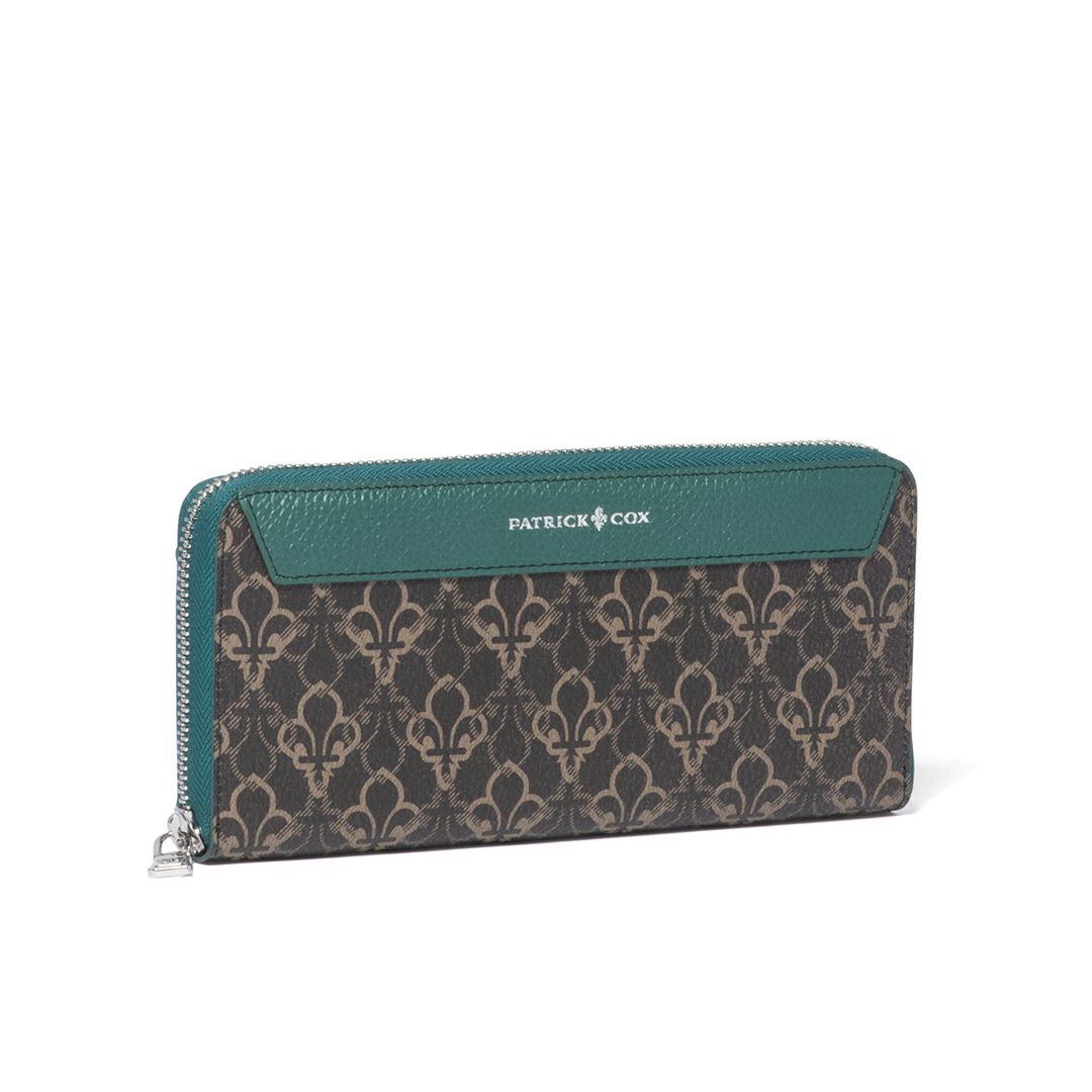 PATRICK COX バロン2 ラウンドファスナー長財布 グリーン