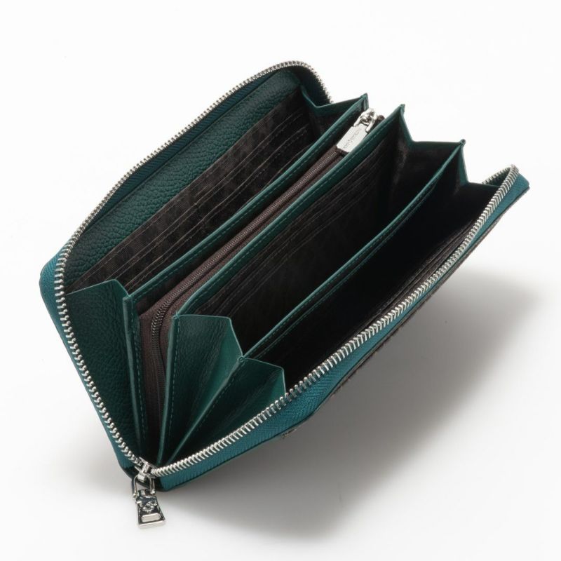 PATRICK COX バロン2 ラウンドファスナー長財布 グリーン