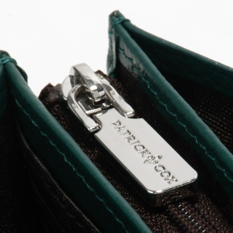 PATRICK COX バロン2 ラウンドファスナー長財布 グリーン