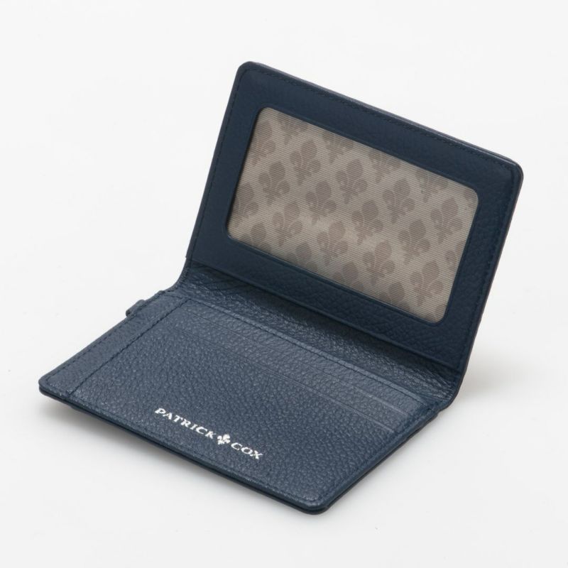 PATRICK COX バロン2 パスケース ネイビー