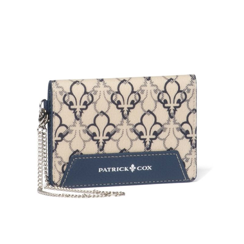 PATRICK COX バロン2 パスケース ネイビー