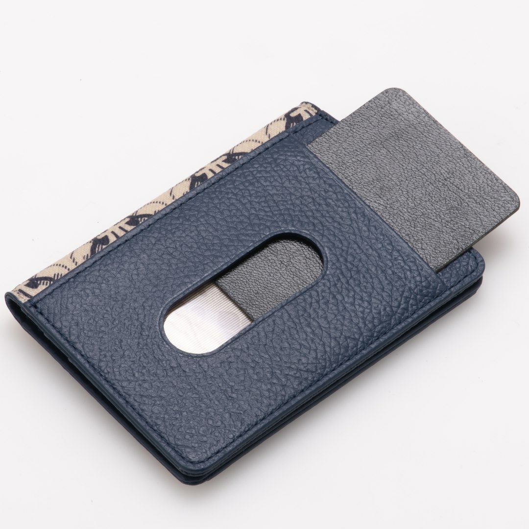 PATRICK COX バロン2 パスケース ネイビー