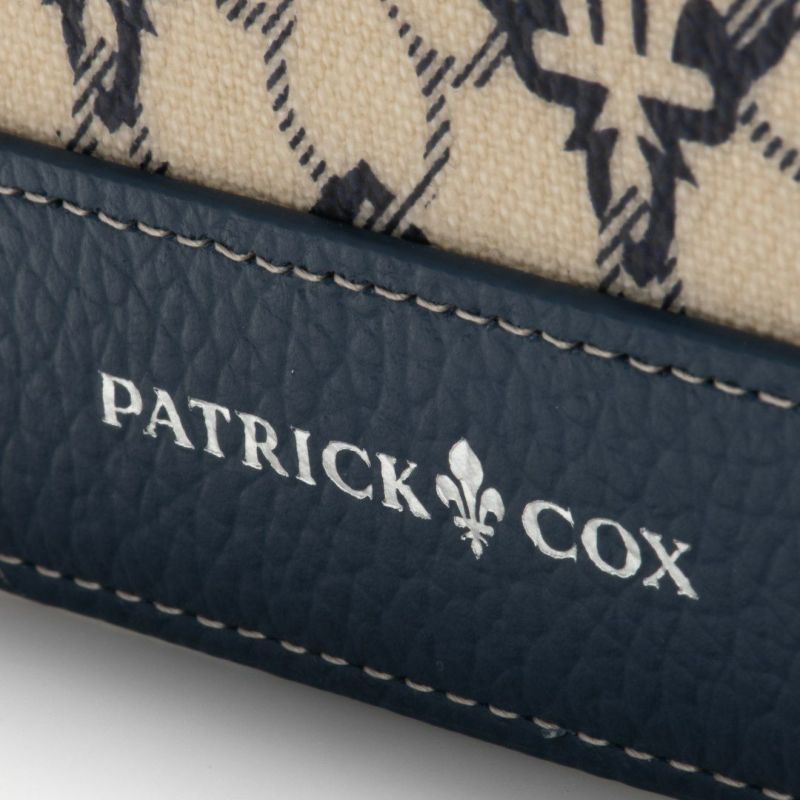 PATRICK COX バロン2 パスケース ネイビー