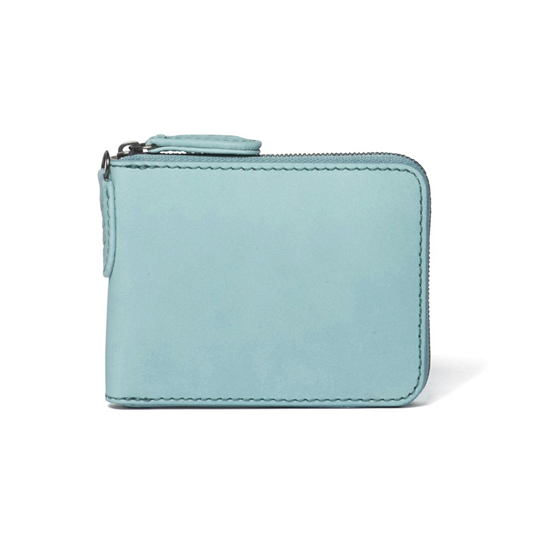 NOMADOI アラバマ ラウンドファスナー折り財布(2024年秋冬限定カラー) アイスブルー
