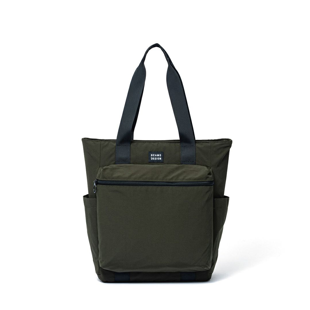 BEAMS DESIGN Always トートバッグ【BMMH4ET3】 カーキ