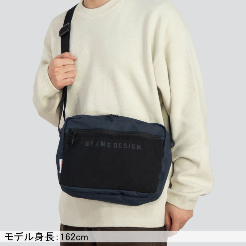 BEAMS DESIGN ELASTIC MESH ショルダーバッグ 【BMMH0BS7】