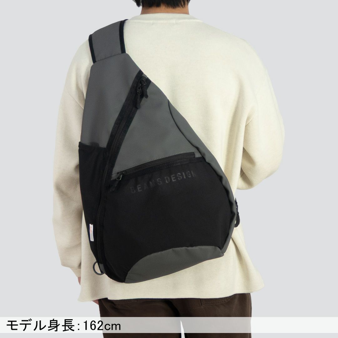 BEAMS DESIGN ELASTIC MESH ボディバッグ【BMMH0BS8】