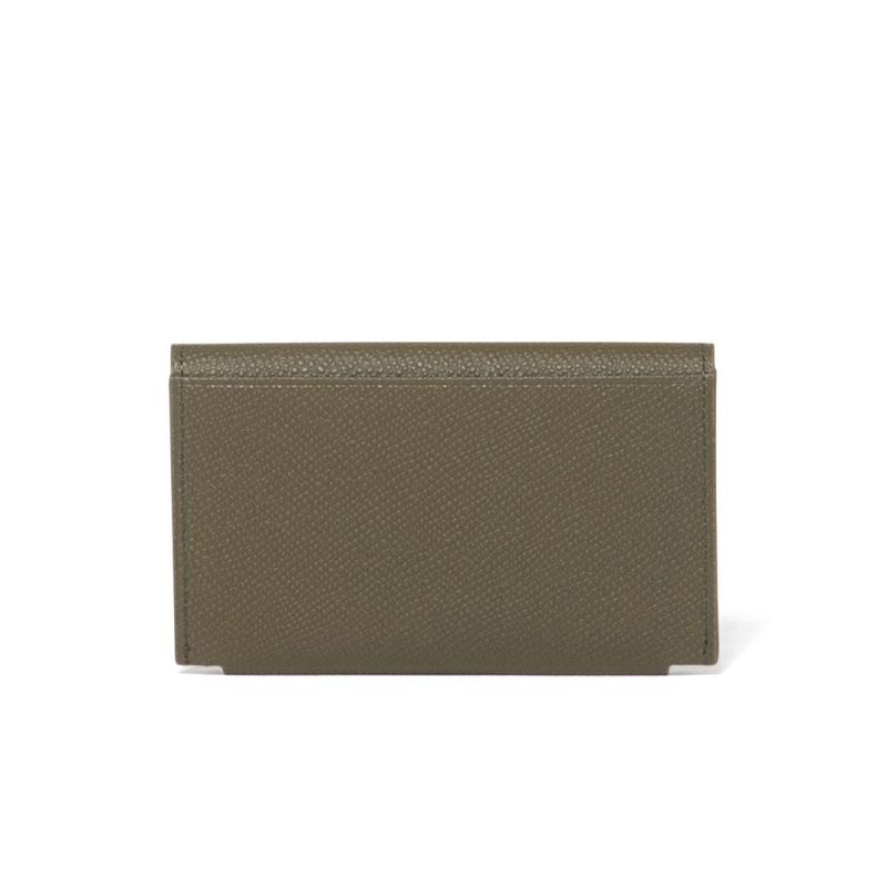 LANVIN COLLECTION THIN CONSTRUCTION 名刺入れ カーキ