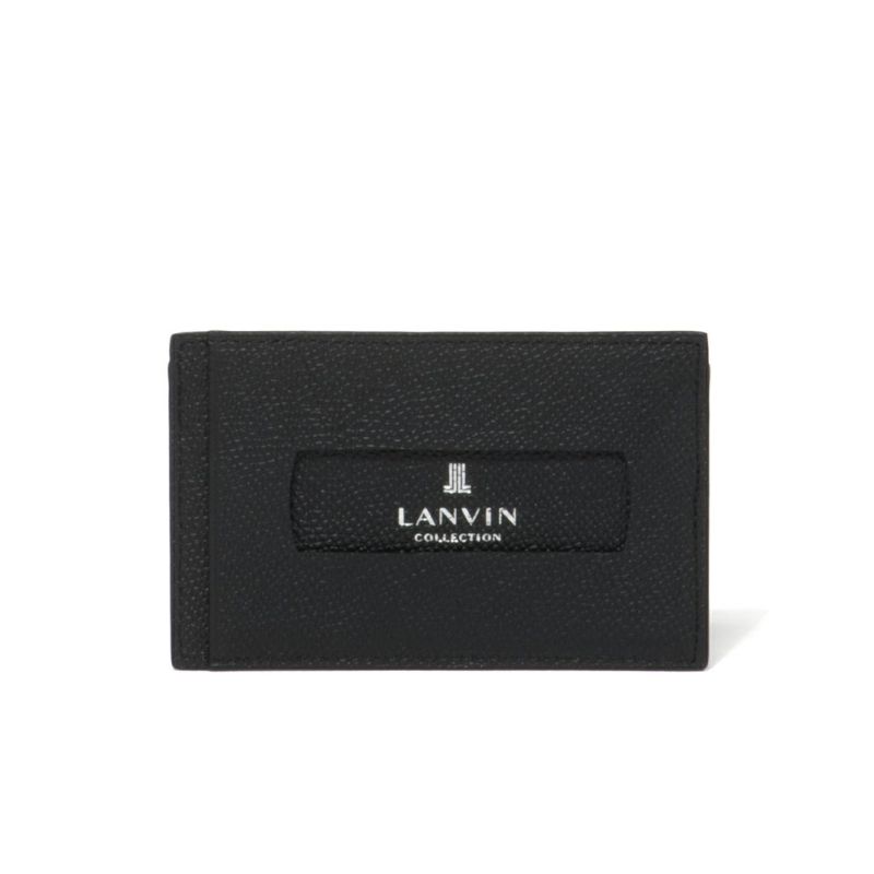 LANVIN COLLECTION THIN CONSTRUCTION 単パスケース ブラック