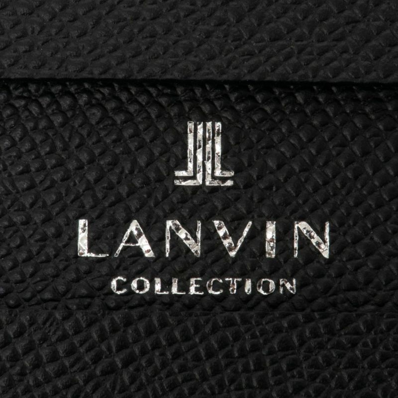 LANVIN COLLECTION THIN CONSTRUCTION 単パスケース ブラック