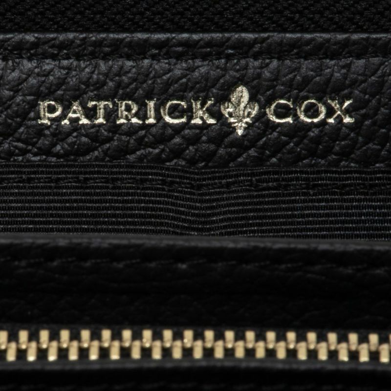 PATRICK COX BIG LILY ラウンドファスナー長財布 ゴールド