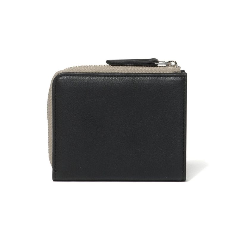 MARGARET HOWELL idea キール L字ファスナー折り財布 ブラック