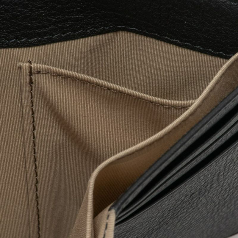 MARGARET HOWELL idea キール L字ファスナー折り財布 ブラック