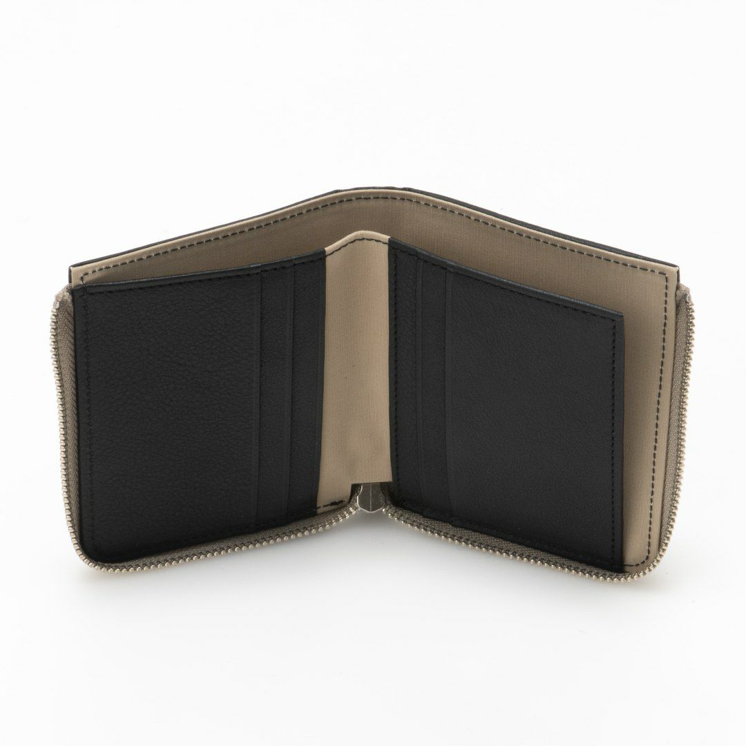 MARGARET HOWELL idea キール BOX折り財布 ブラック