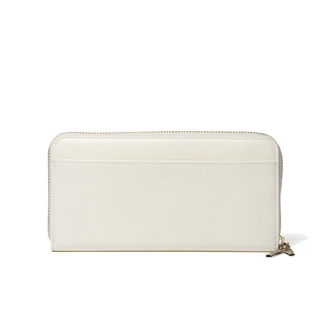 JILL STUART ミスティ ラウンドファスナー長財布 ホワイト