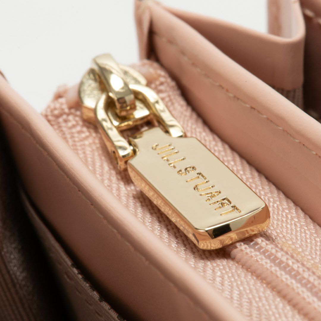 JILL STUART ミスティ ラウンドファスナー長財布 ホワイト