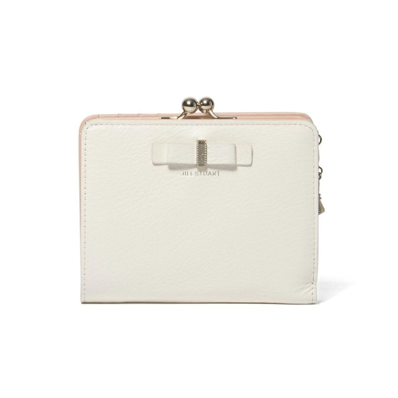 JILL STUART ミスティ 口金折り財布 ホワイト