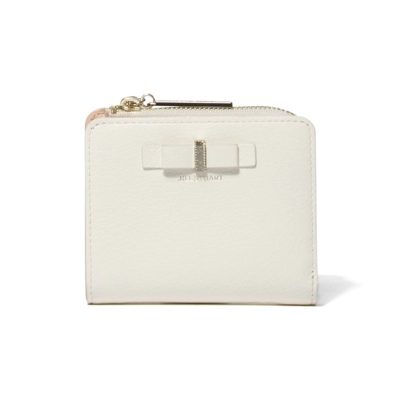 JILL STUART ミスティ L字ファスナー折り財布 ホワイト
